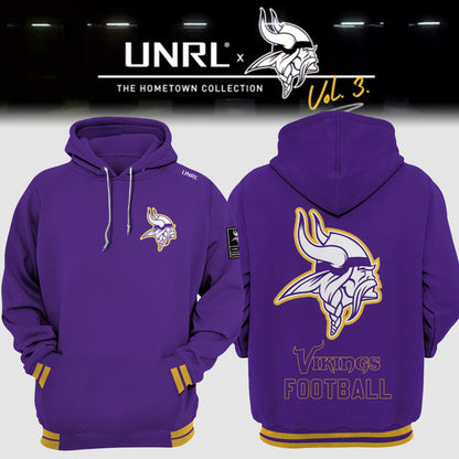 Minnesota Vikings NFL 2024 Limited Edition “Winter Warrior” Nike  UNRL Vol 3 Hoodie
