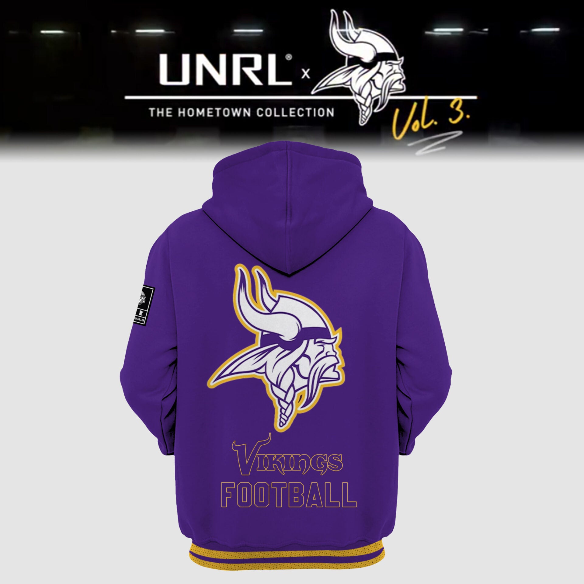 Minnesota Vikings NFL 2024 Limited Edition “Winter Warrior” Nike  UNRL Vol 3 Hoodie