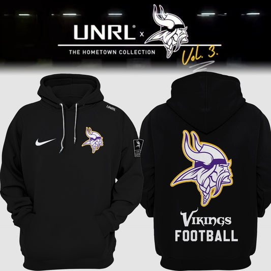 Minnesota Vikings NFL 2024 Limited Edition “Winter Warrior” Nike  UNRL Vol 3 Hoodie