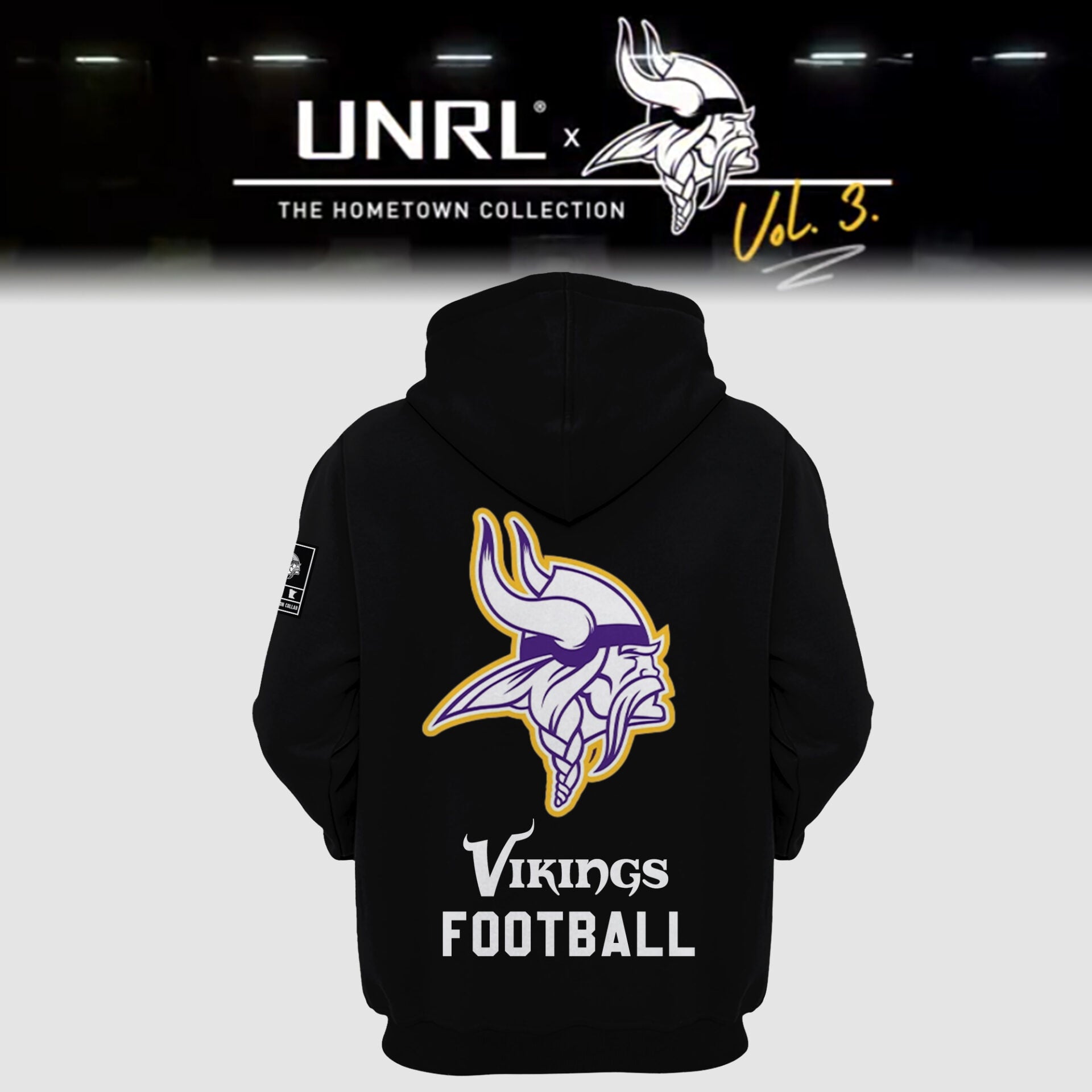 Minnesota Vikings NFL 2024 Limited Edition “Winter Warrior” Nike  UNRL Vol 3 Hoodie