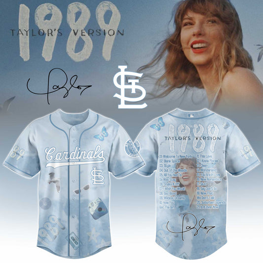 STL 1989 Sky Blue Baseball Jersey