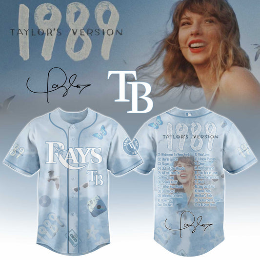 TB 1989 Sky Blue Baseball Jersey