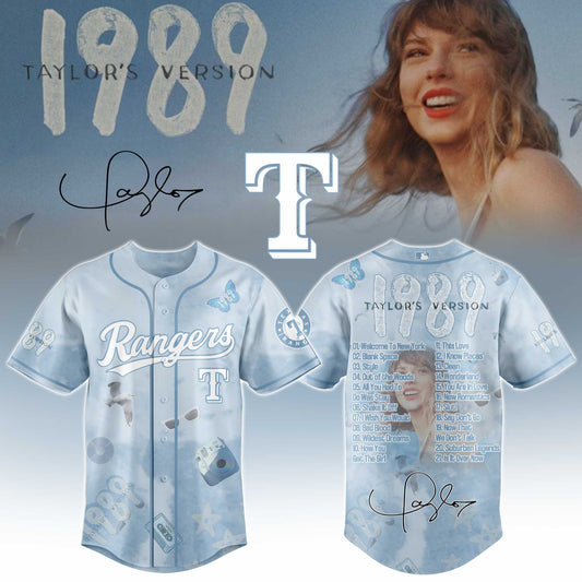 TEX 1989 Sky Blue Baseball Jersey