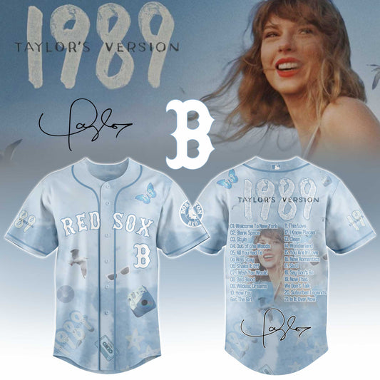 BOS 1989 Sky Blue Baseball Jersey