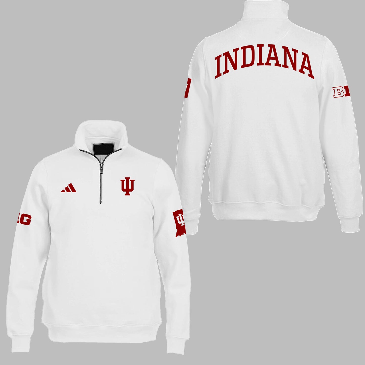 Limited Edition Coach Darian DeVries Indiana Men's Basketball Pullover Quarter Zip-ND03202545