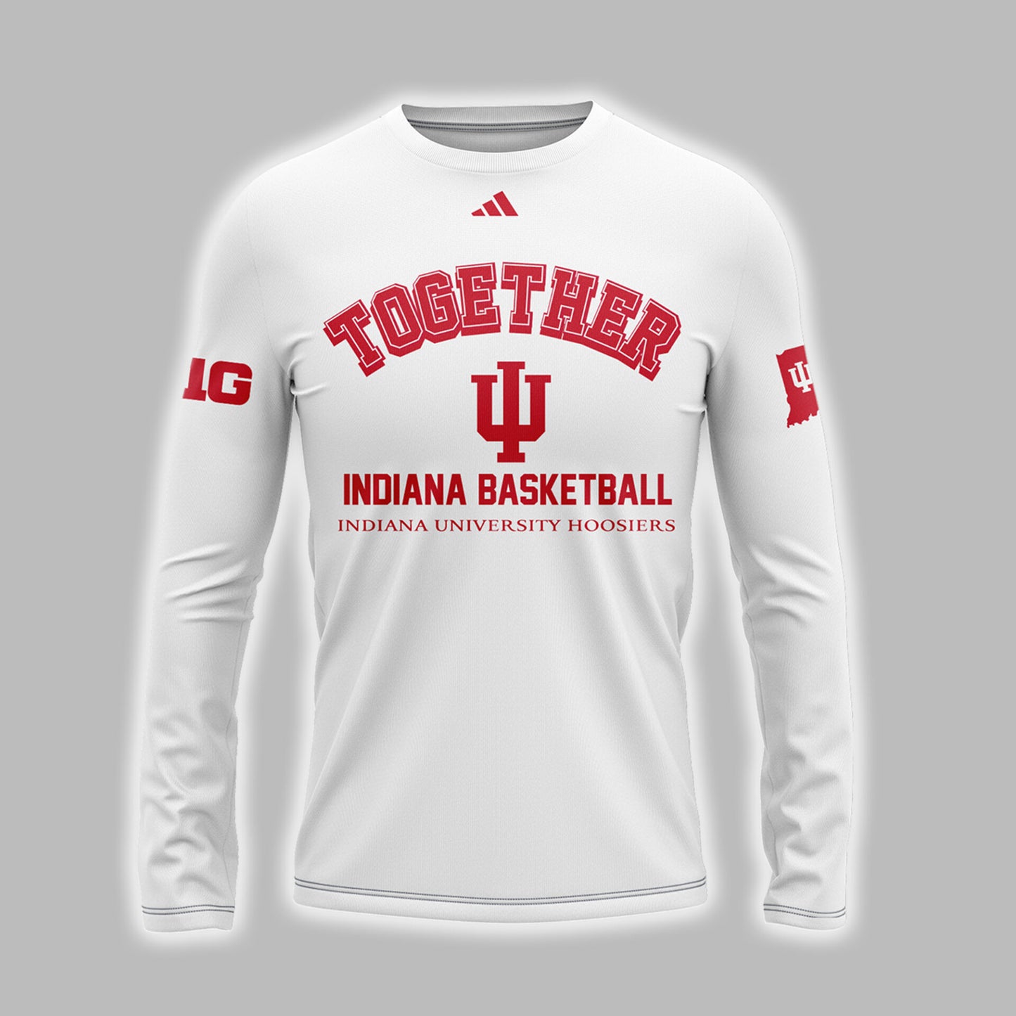 Limited Edition Indiana Basketball "Together" Long Sleeve TShirt-ND07032535