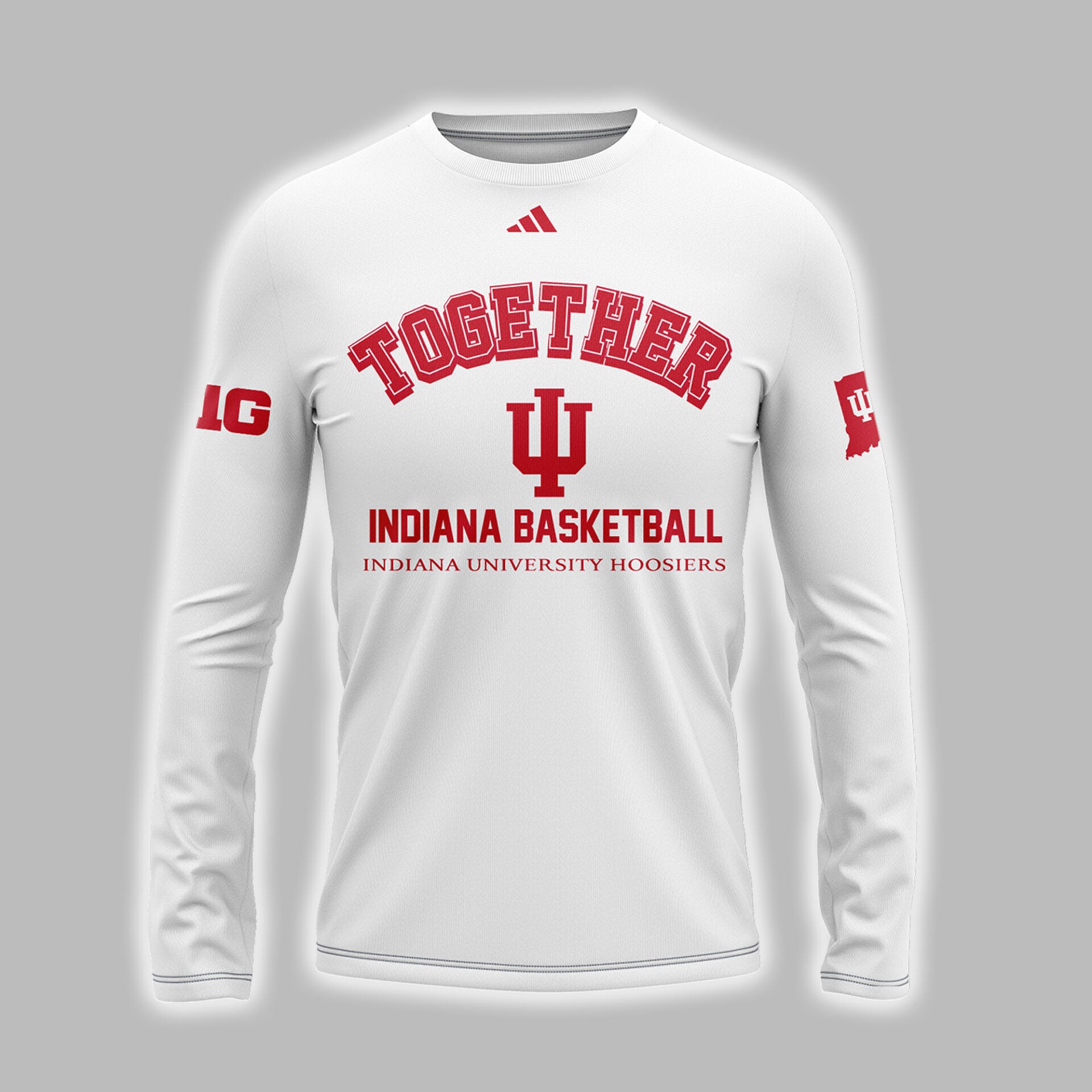 Limited Edition Indiana Basketball "Together" Long Sleeve TShirt-ND07032535