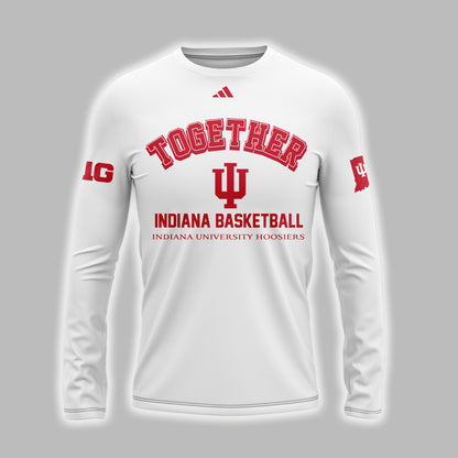Limited Edition Indiana Basketball "Together" Long Sleeve TShirt-ND07032535