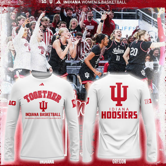 Limited Edition Indiana Basketball "Together" Long Sleeve TShirt-ND07032535