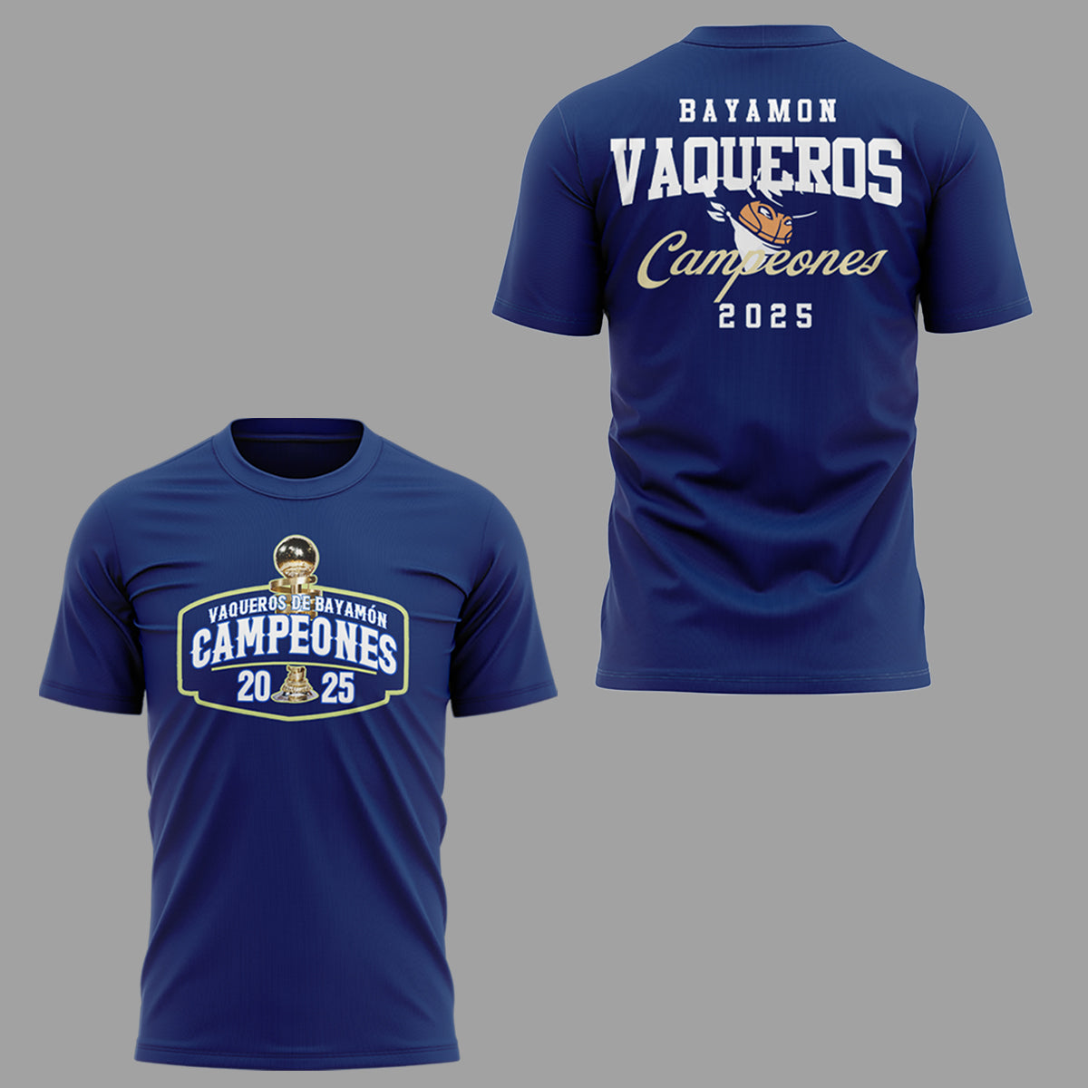 Vaqueros de Bayamon Champions Baloncesto Superior Nacional 2025 TShirt