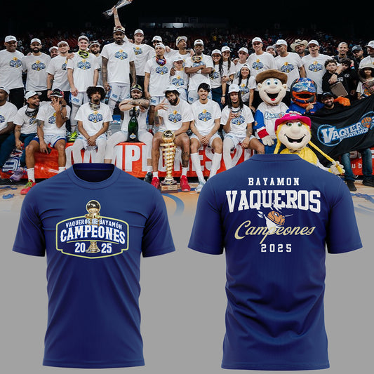 Vaqueros de Bayamon Champions Baloncesto Superior Nacional 2025 TShirt