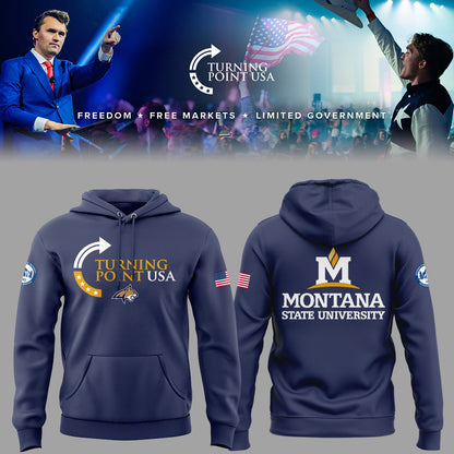 Limited Edition Montana State x Turning Point USA 2025 Hoodie