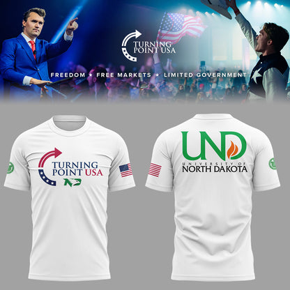 Limited Edition North Dakota x Turning Point USA 2025 TShirt