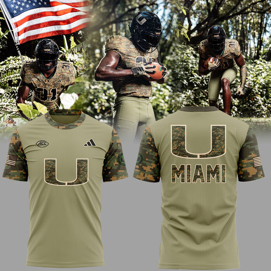 Special Edition Salute To Service – Honor and Support – Miami Hurricanes