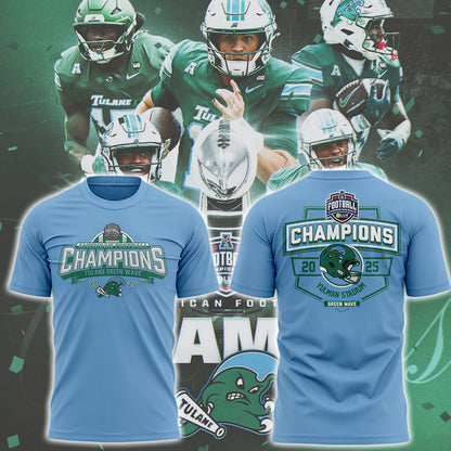 THE TULANE ARE YOUR 2025 AMERICAN FOOTBALL CHAMPIONS🌊🏆