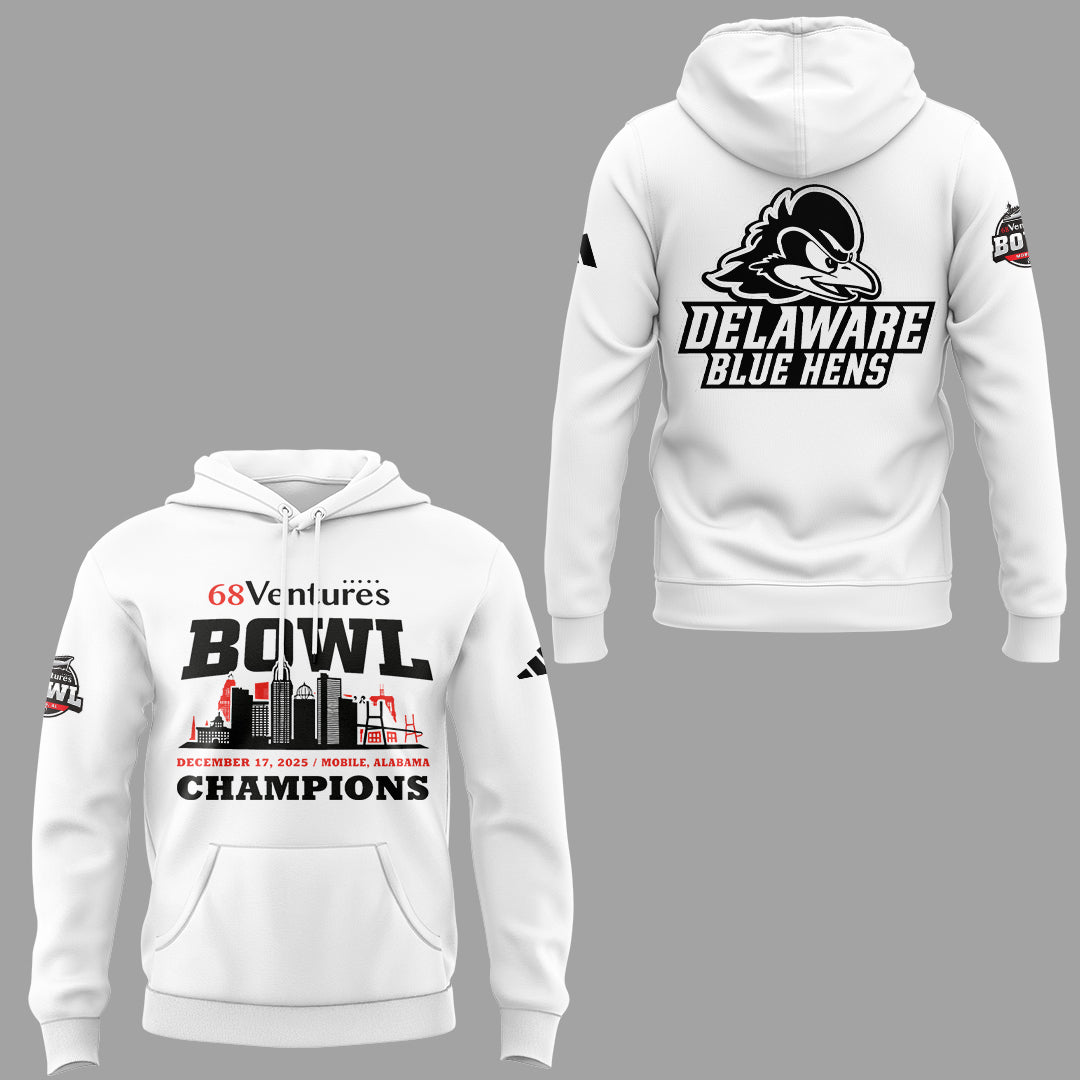 Limited Edition Delaware 68 Ventures Bowl Champions Hoodie