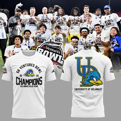 Limited Edition Delaware 68 Ventures Bowl Champions Shirt