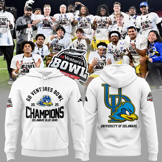 Limited Edition Delaware 68 Ventures Bowl Champions Hoodie