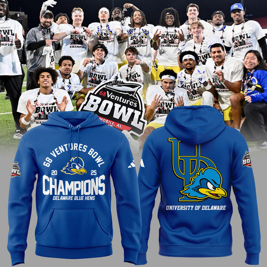 Limited Edition Delaware 68 Ventures Bowl Champions Hoodie