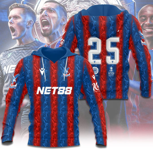 Crystal Palace F.C. FA Community Shield Winners 2025 Hoodie