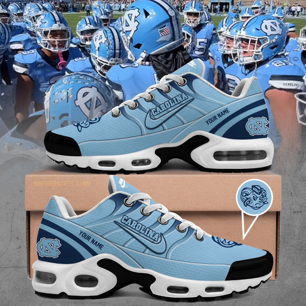 North Carolina Football Custom Name For Fans Shoes -  - Carolina Tar Heels Shirt