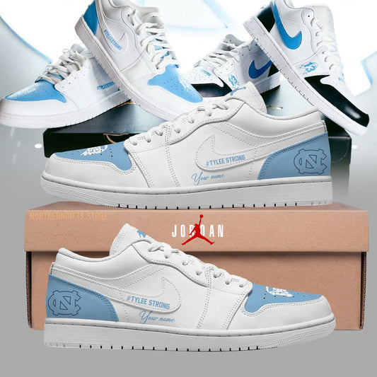 North Carolina Football Custom Name For Fans Shoes