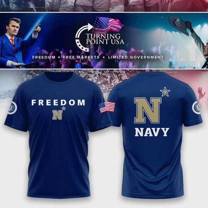 Navy Campus Freedom Tshirt