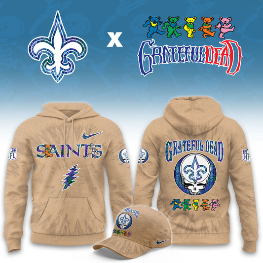 ...New Orleans Saints Grateful Dead Limited Hoodie