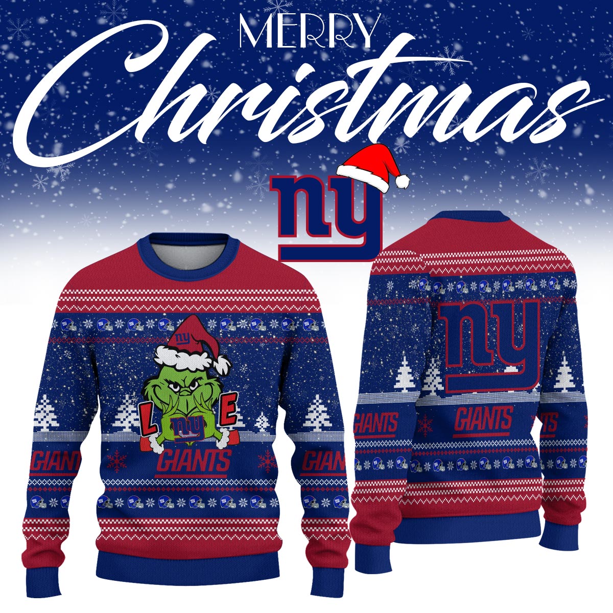 _New York Giants Limited Ugly Christmas Sweaters