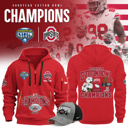 Ohio State Buckeyes 2026 Goodyear Cotton Bowl Champions Limited New Hoodie