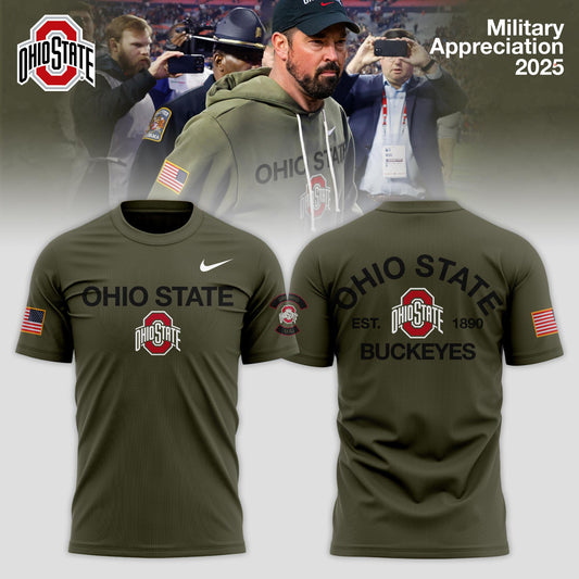 Ohio State Buckeyes 2025 Military Appreciation Limited Edition T-shirt