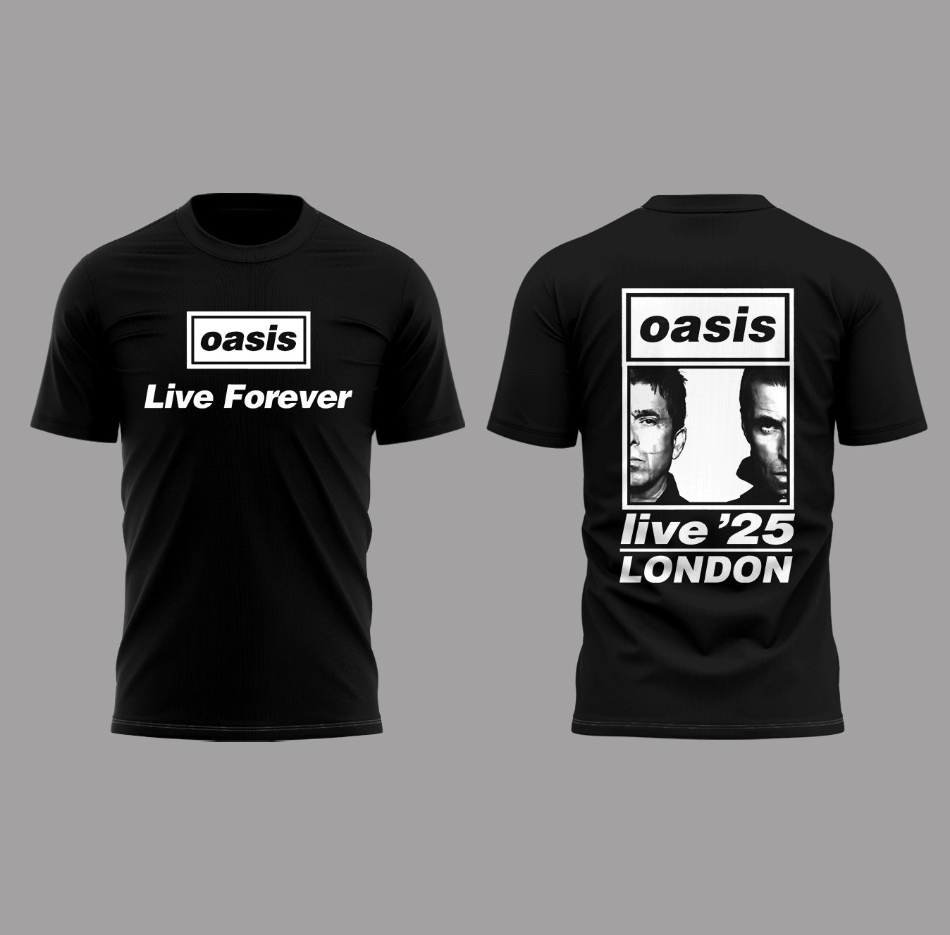 Limited Oasis live 25 At London Edition T-Shirt