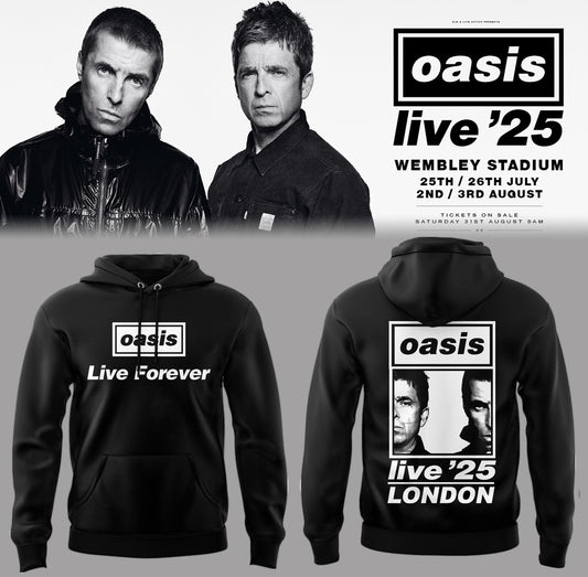 Limited Oasis live 25 At London Edition Hoodie