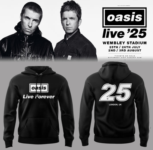 Limited Oasis live 25 At London Edition Hoodie