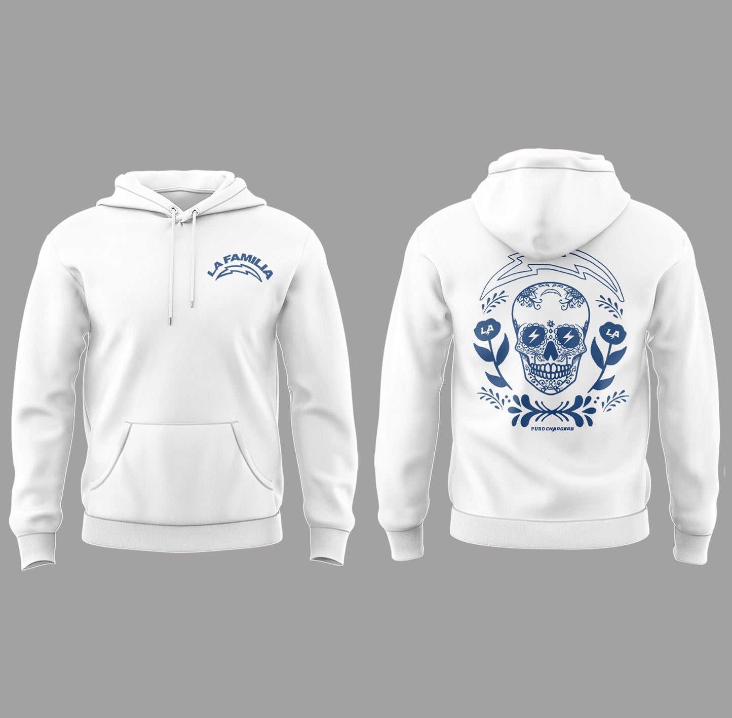 Limited Edition Chargers Bolt Up Hoodie-PA073125006