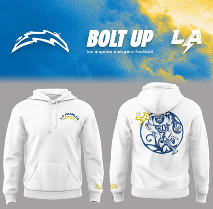 Limited Edition Chargers Bolt Up Hoodie-PA073125014