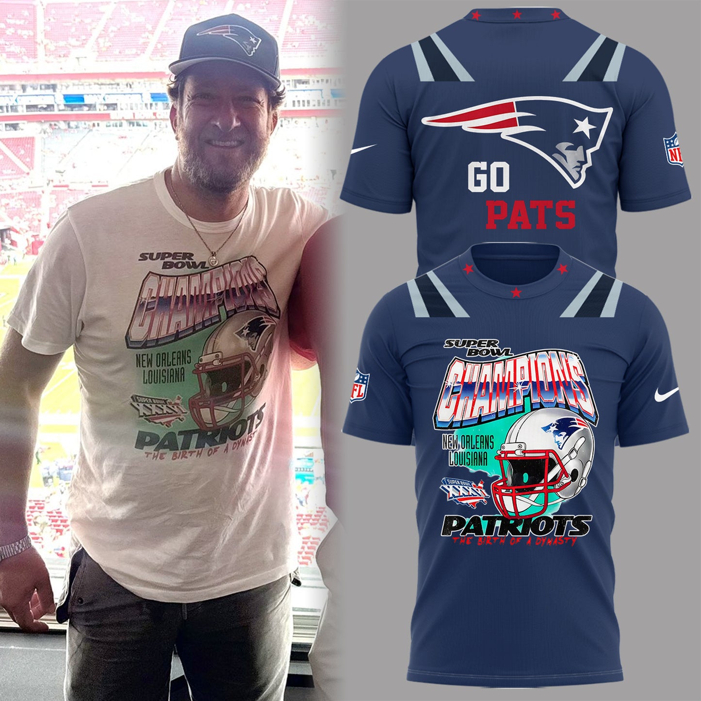 Limited Edition NEP Super Bowl Champions Shirt