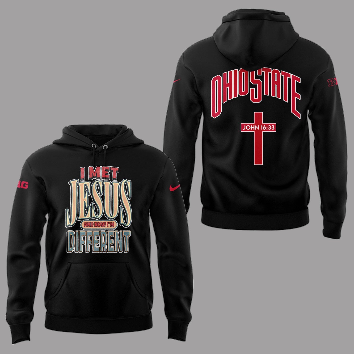 Back at Ohio State, J.T. Tuimoloau makes a statement in the ‘I MET JESUS AND NOW I’M DIFFERENT’ Hoodie