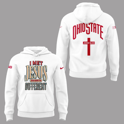 Back at Ohio State, J.T. Tuimoloau makes a statement in the ‘I MET JESUS AND NOW I’M DIFFERENT’ Hoodie