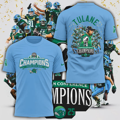 THE TULANE ARE YOUR 2025 AMERICAN FOOTBALL CHAMPIONS🌊🏆