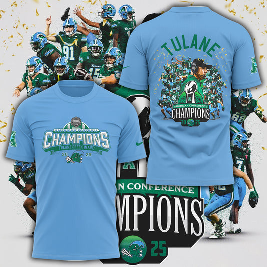 THE TULANE ARE YOUR 2025 AMERICAN FOOTBALL CHAMPIONS🌊🏆