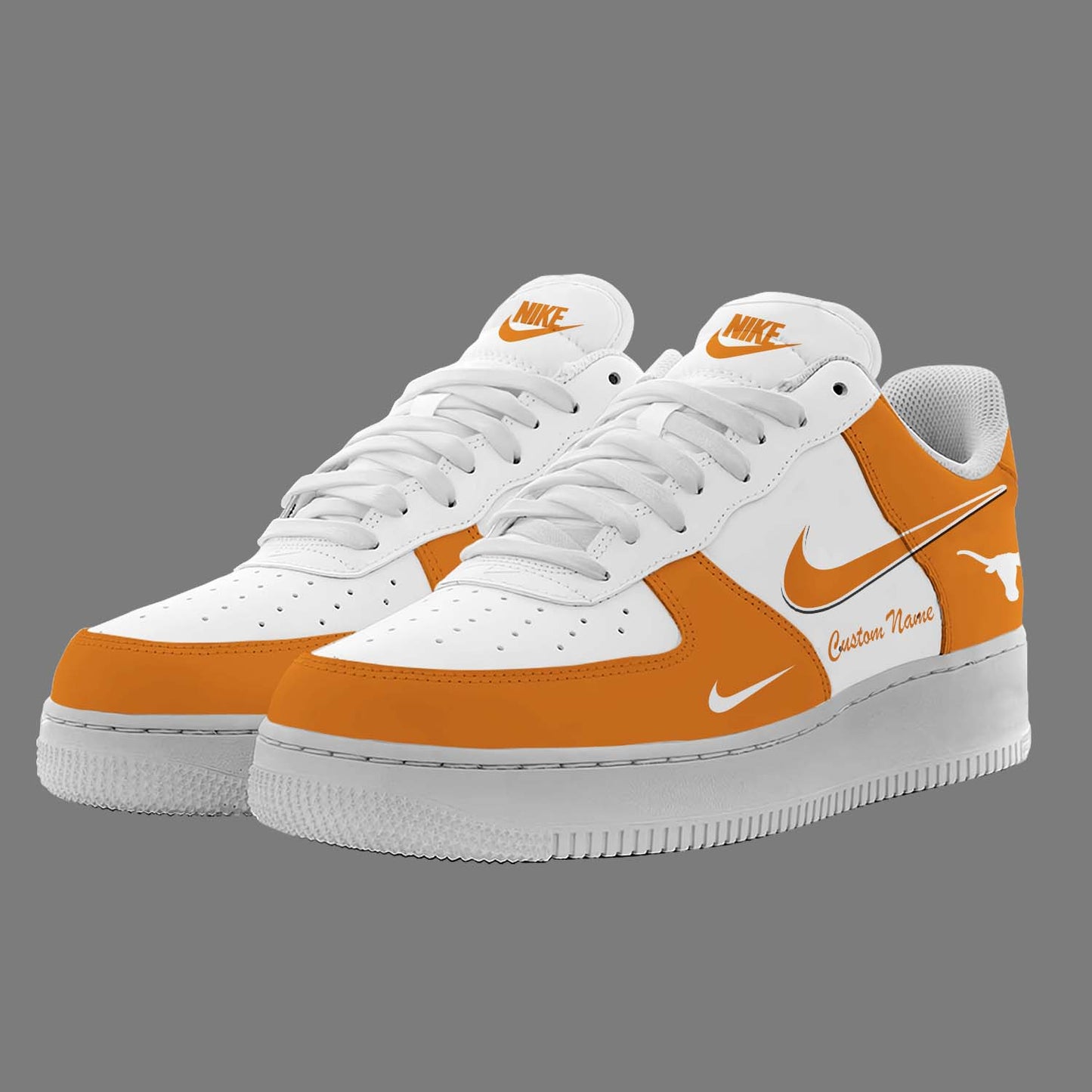 Limited Edition Air Force Shoes Tx Longhorns Custom Name 2024