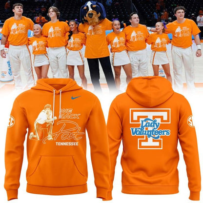 We Back Pat Lady Vols Basketball Limited Edition Hoodie-PU0117252001
