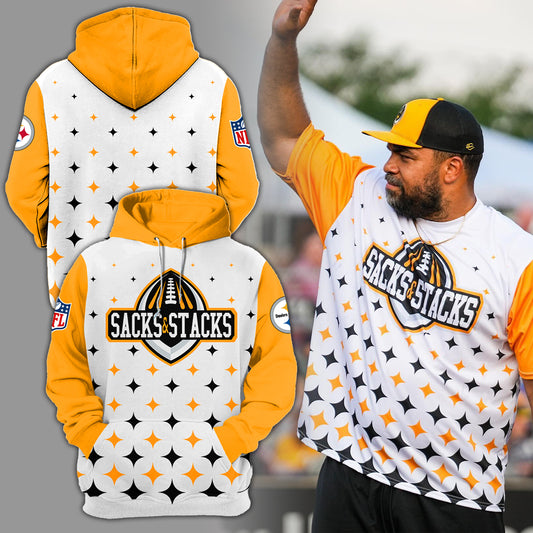 Pittsburgh Steelers NFL 2024 Sack&amp;Stack Limited Hoodie-PU07182406