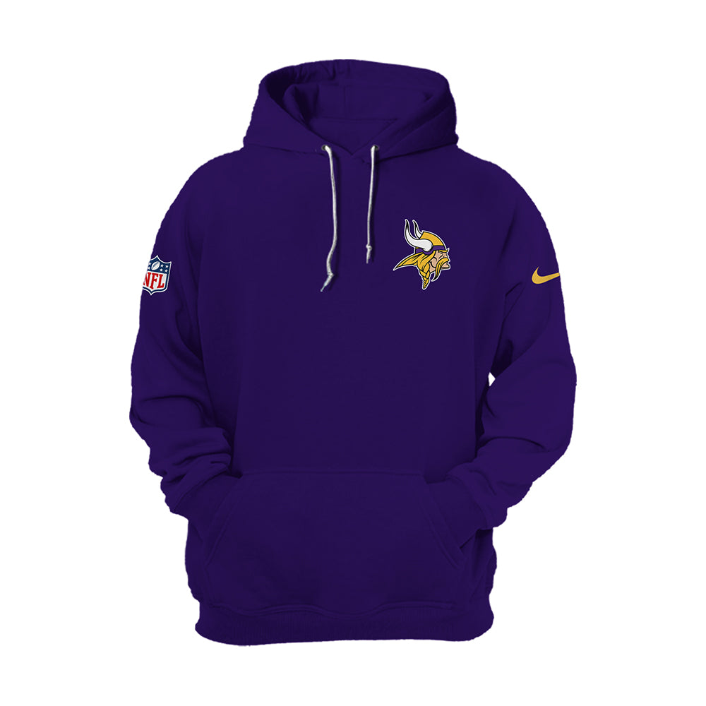 Minnesota Vikings NFL 2024 J.J McCarthy Nike Limited Hoodie-PU072424304