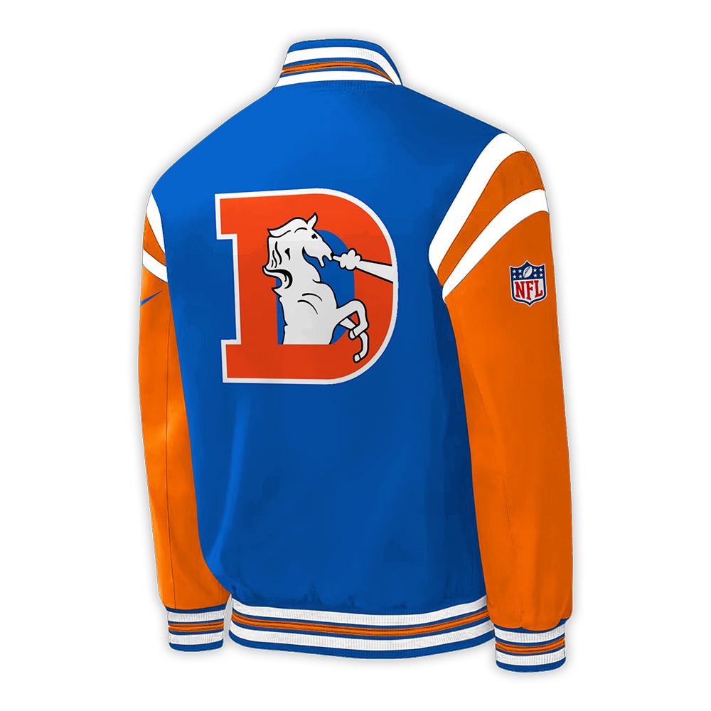 Denver Broncos NFL 2024 Throwback 1977 - Limited Baseball Jakcet-PU080524303