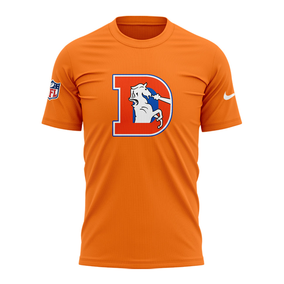 Denver Broncos NFL 2024 Throwback 1977 - Orange Crush Limited T-Shirt-PU080524306