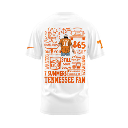 Tennessee Volunteers NCAA 2024 Nike Limited Tennessee x Morgan Wallen White T-Shirt-PU092324391