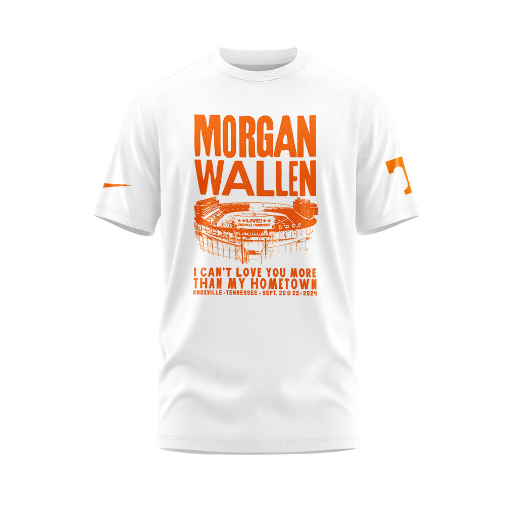 Tennessee Volunteers NCAA 2024 Nike Limited Tennessee x Morgan Wallen White T-Shirt-PU092324391