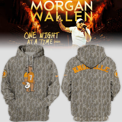 Limited Edition Tennessee x Morgan Wallen Camo Knoxville Mossy Oak Vintage Hoodie-PU092724501